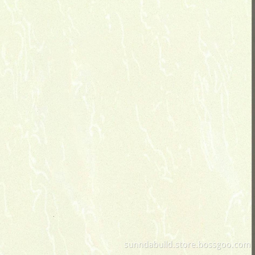flamboyant hard-wearing ivory white high polished porcelain floor tiles